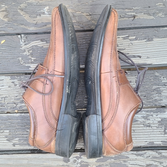 Dockers Brown Derby Brogue Cap Toe Oxford Shoe | 9 - Picture 8 of 13